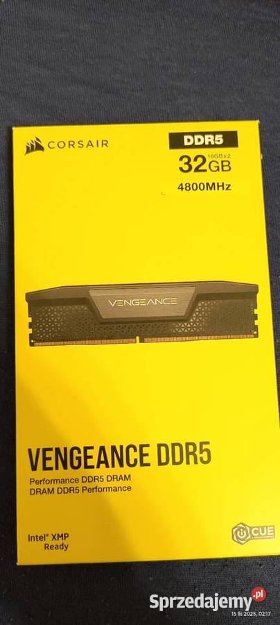 Corsair Vengeance DDR5 32 GB 2x16 GB DDR5 4800