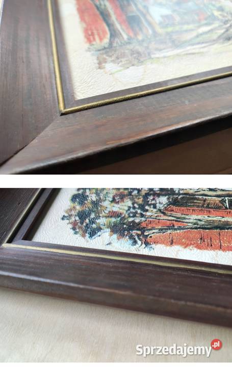 Arthur Kaplan Travis obraz pejzaż ramka ulica Kielce