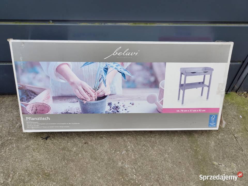 Stolik do przesadzania kwiatów ogrodniczy Stoły i stoliki ogrodowe Aleksandrów Łódzki sprzedam