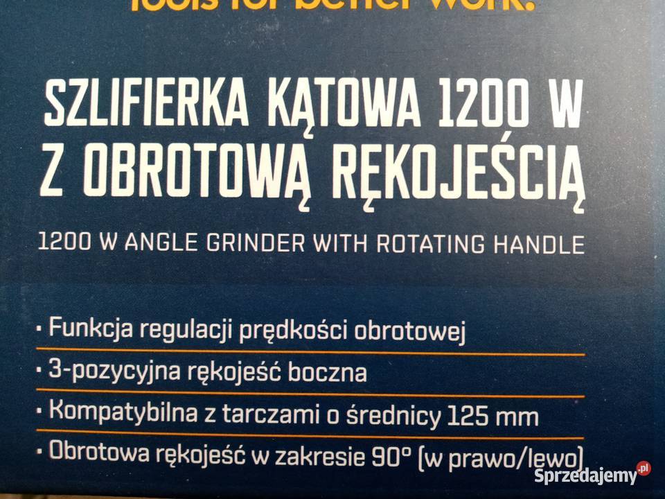 Szlifierka kątowa 1200W regulacja obrotów Nowa małopolskie Wieliczka