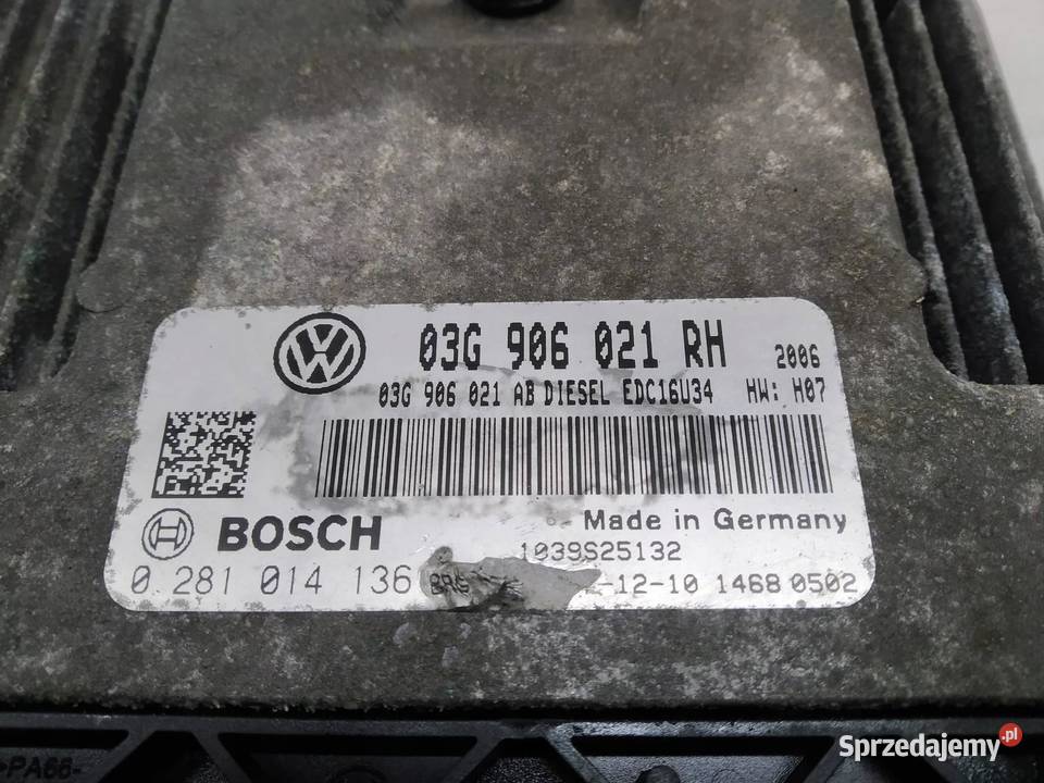 STEROWNIK SILNIKA 03G906021RH 0281014136 19 TDI sprzedam