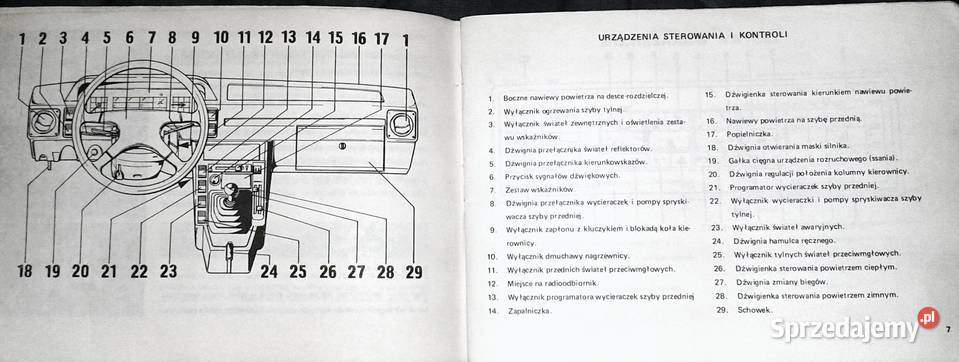 FSO Polonez Caro 15 16 Instrukcja Rok wydania 1991 lubelskie