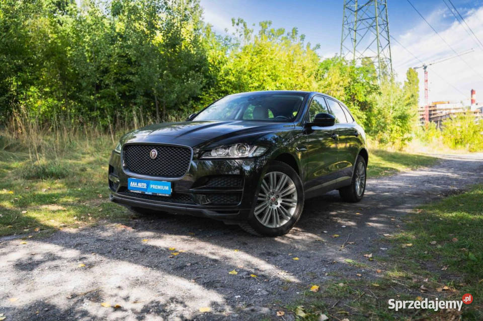 Jaguar FPace 25d AWD skórzana tapicerka Katowice