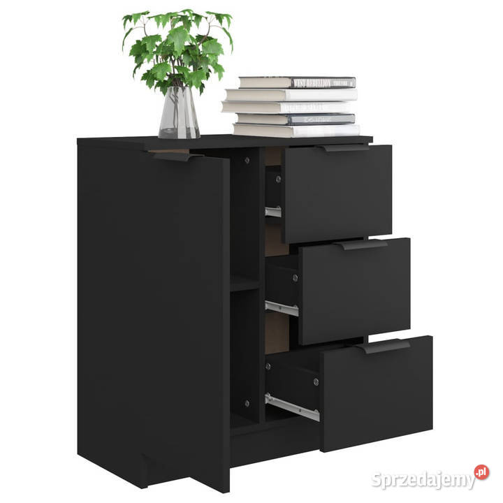 Szafka czarna 60x30x70 materiał drewnopochodny Warszawa