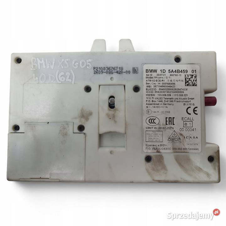 MODUŁ STEROWNIK TELEMATIC GSM BMW X5 G05 X6 G06