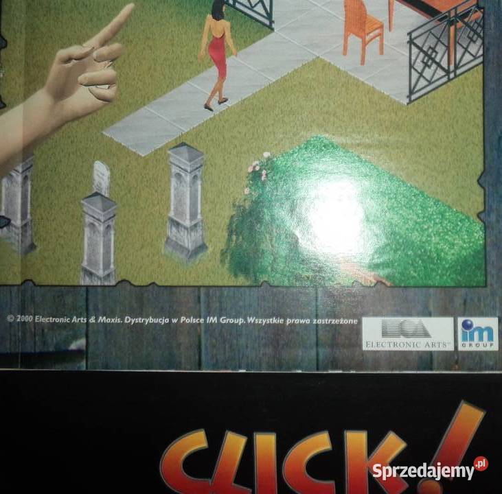 plakat z gra The SIMS Electronics Arts 2000 Rzeszów