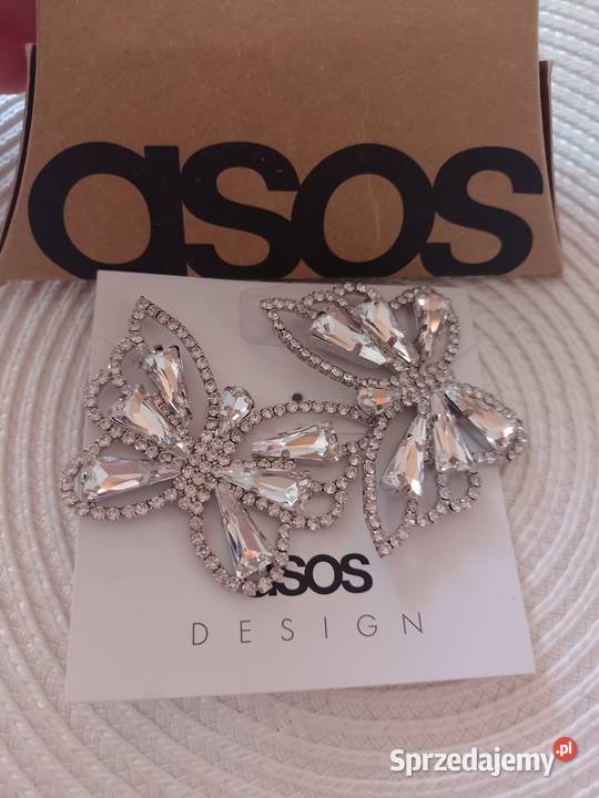 ASOS Duże Bogato zdobione kolczyki z Londynu Kraków
