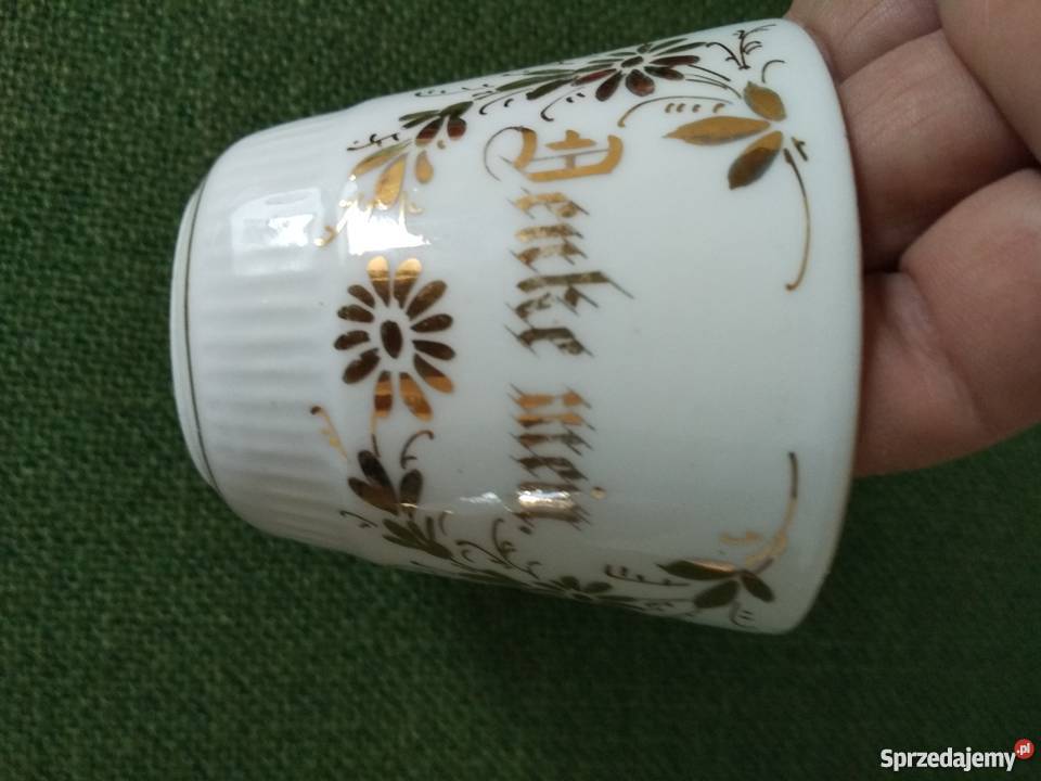 Filiżanka kolekcjonerska sygnowana Porcelana i szkło Ropa