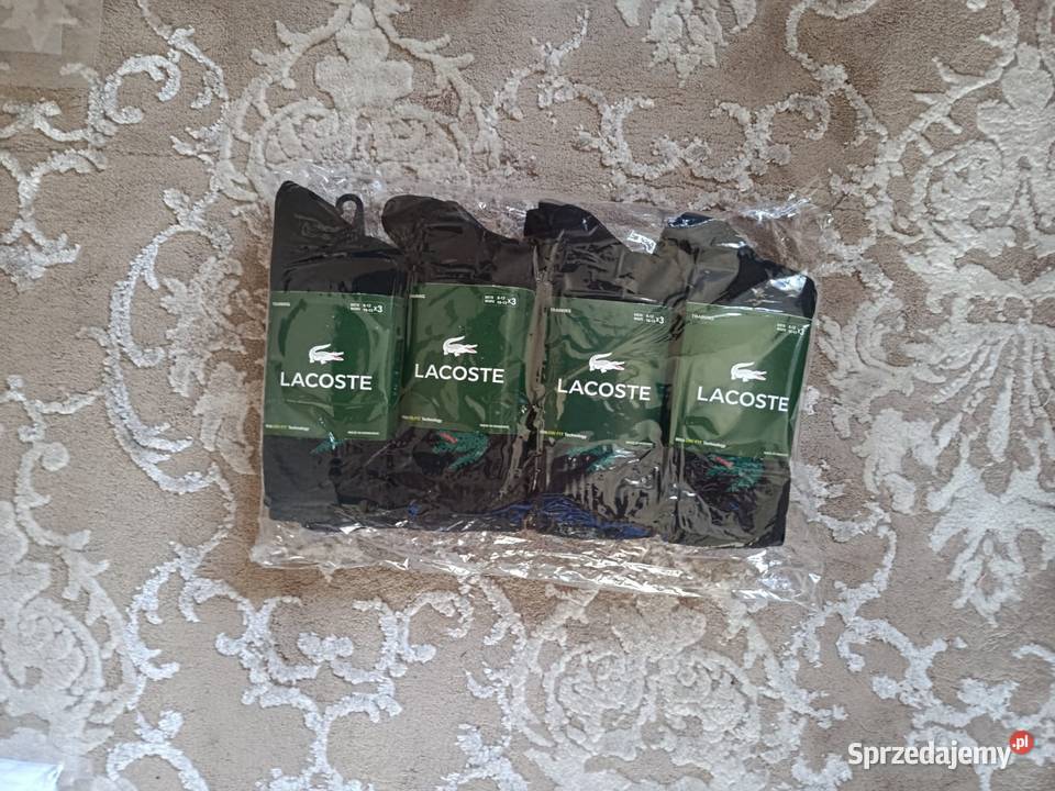 Komplet skarpet męskich Lacoste 4046 DRIFIT 12 podlaskie Białystok