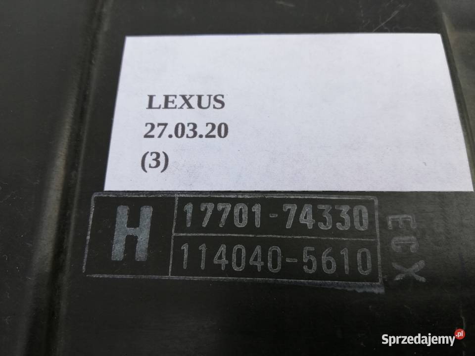 OBUDOWA FILTRA POWIETRZA LEXUS RX300 wielkopolskie Nowy Tomyśl
