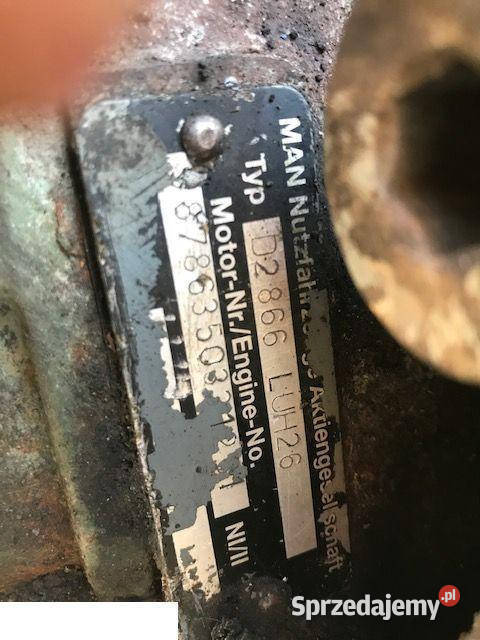 Man D2866 Spręźarka Części i osprzęt rolniczy Jastrzębniki