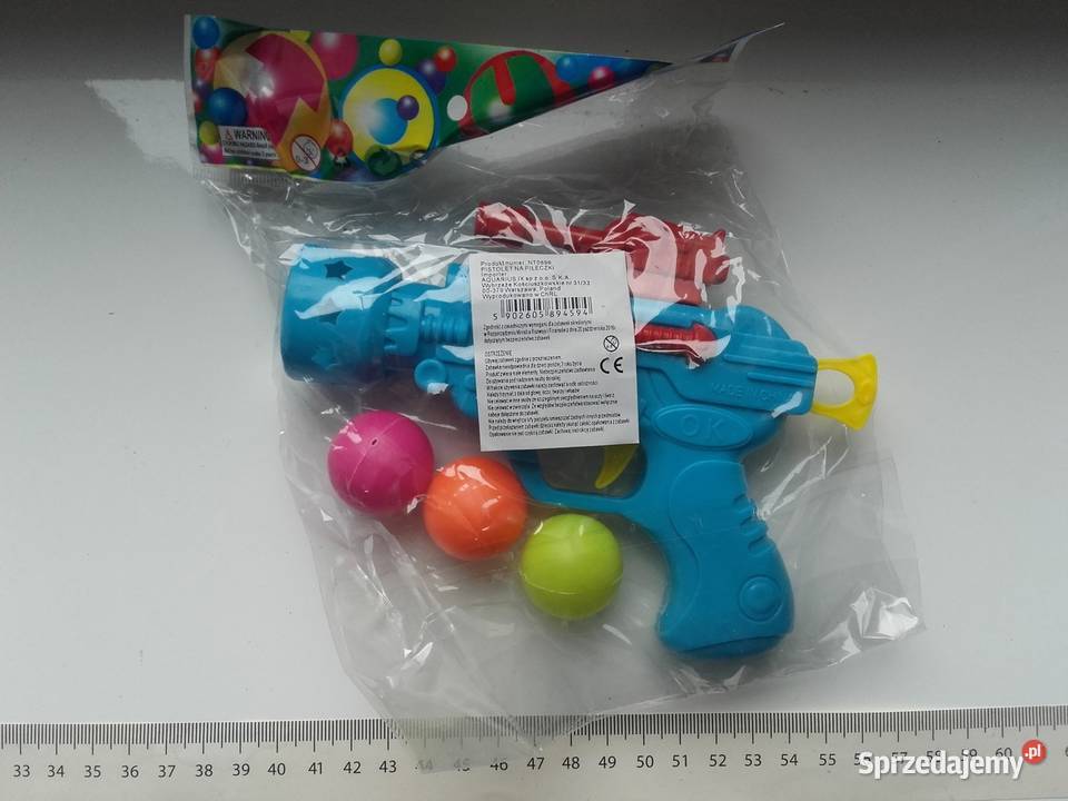 Pistolet zabawka na lekkie piłeczki plastikowe Pozostałe Bydgoszcz