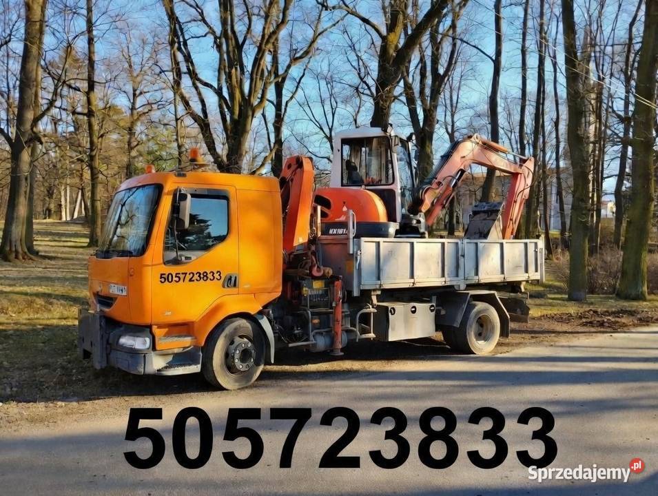 Koparka prace ziemne hds wywrotka Jelenia Góra