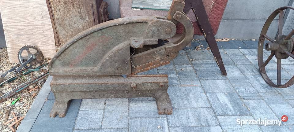 Gilotyna nożyce ręczne do cięcia blachy Uniejów