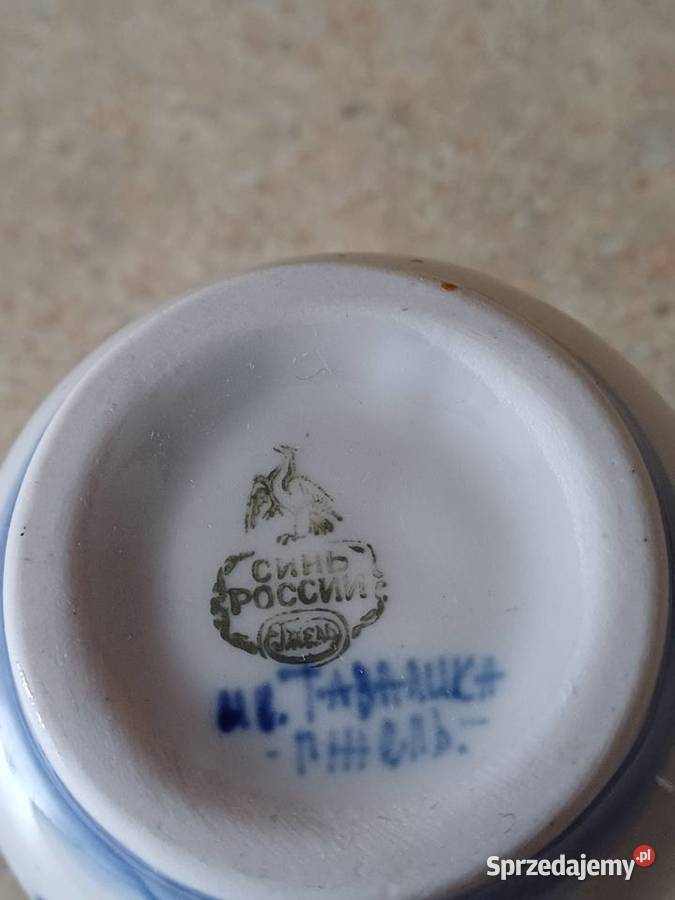 wazonik ręcznie malowany