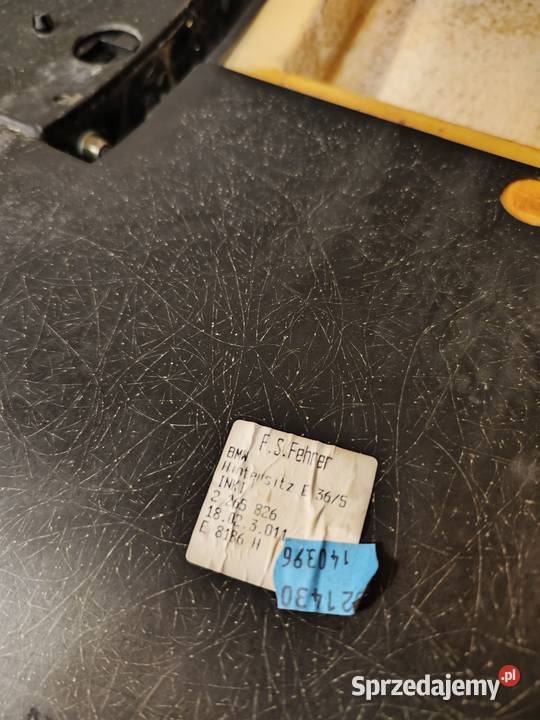 Kanapa tylna bmw e36 compact kindersitz fotelik Konstantynów Łódzki sprzedam