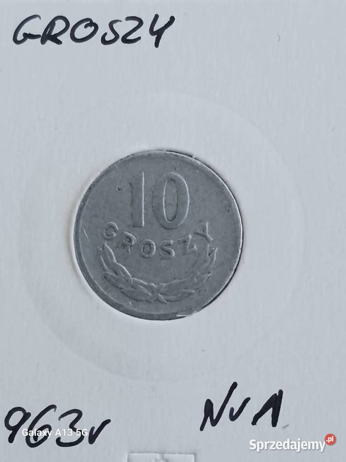10 Groszy 1963 r 1 rzadkość