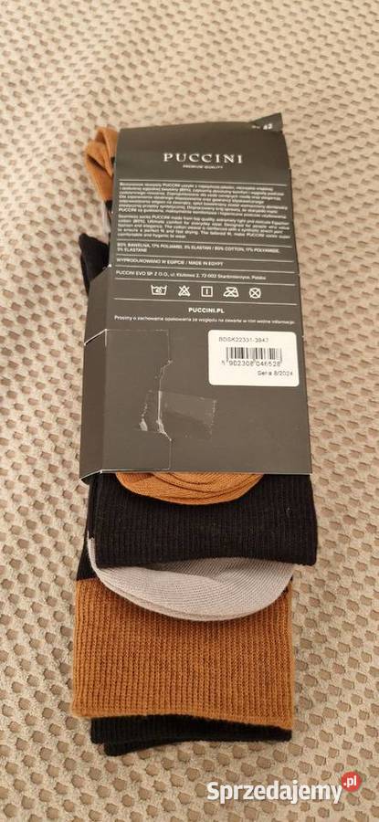 skarpety męskie zestaw 3 Puccini 3942 Rozmiar M Kraków