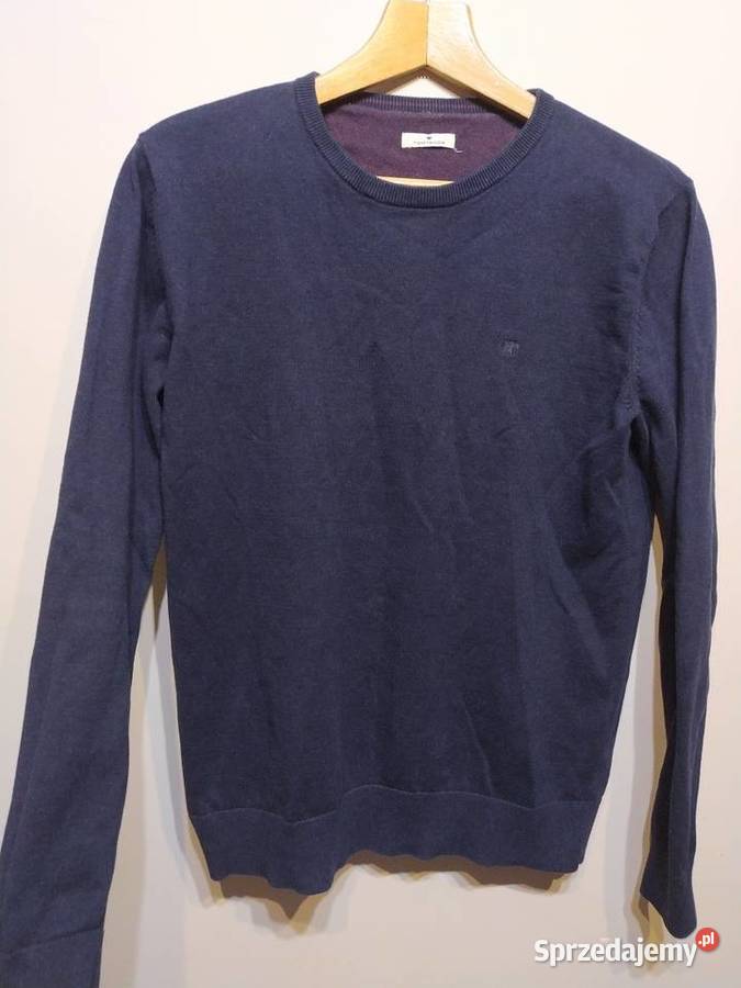 Tom Tailor M sweter bawełniany granatowy Kraków