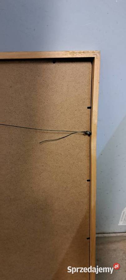 Plakat w ramie drewnianej mazowieckie