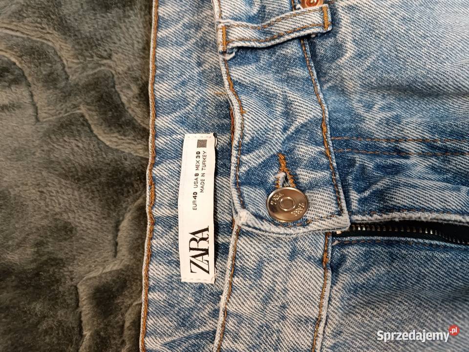 ZARA jeansy wide leg culotte 40 USA 8 jasny Katowice