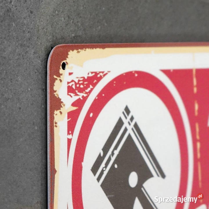 Tabliczka dekoracyjna metalowa PARTS SERVICE Chmielnik