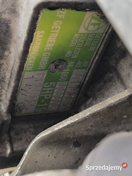 Skrzynia biegów automatyczna zf 5hp19 bmw e39 lubelskie Tomaszów Lubelski