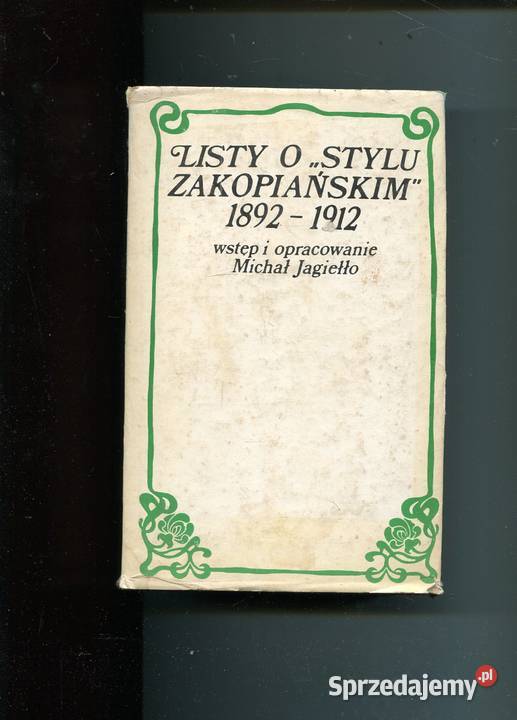 Listy o stylu zakopiańskim 18921912 Rok wydania 1979 Szczecin