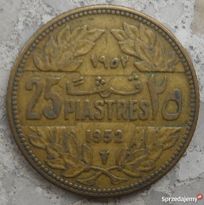 LIBAN25 PIASTRES1952 r mazowieckie