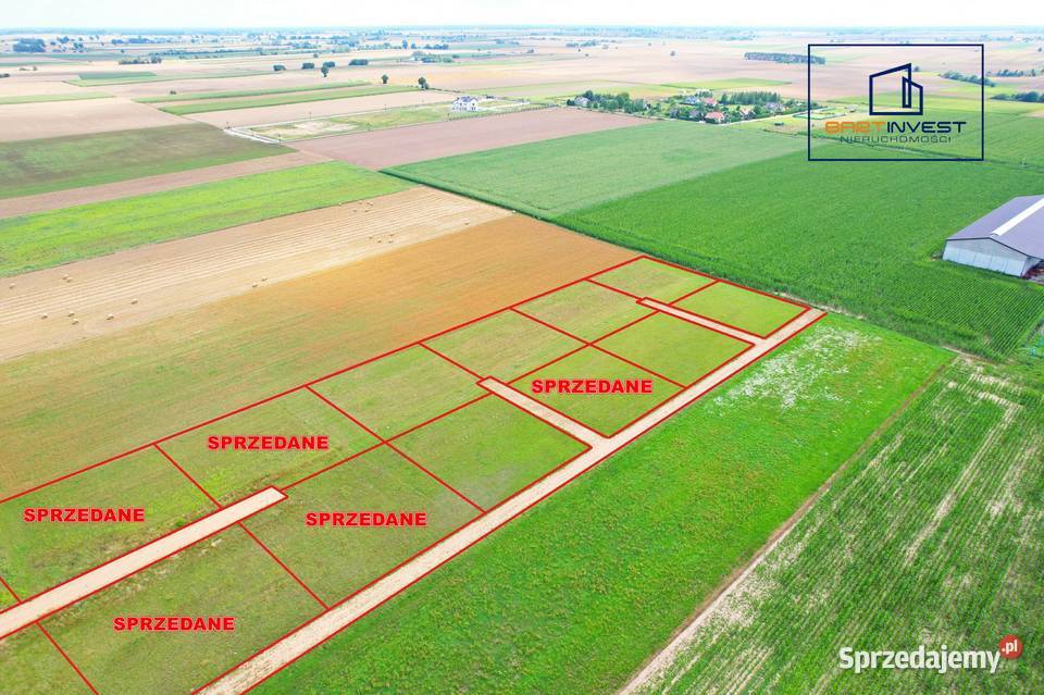 Działki budowlane z MPZP w świetnej lokalizacji 35m Sprzedaż