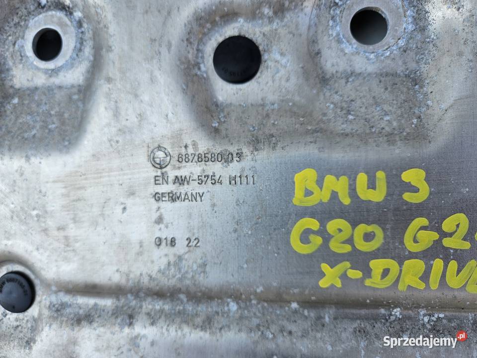 BMW 3 G20 G21 PŁYTA OSŁONA POD SILNIK 6878580