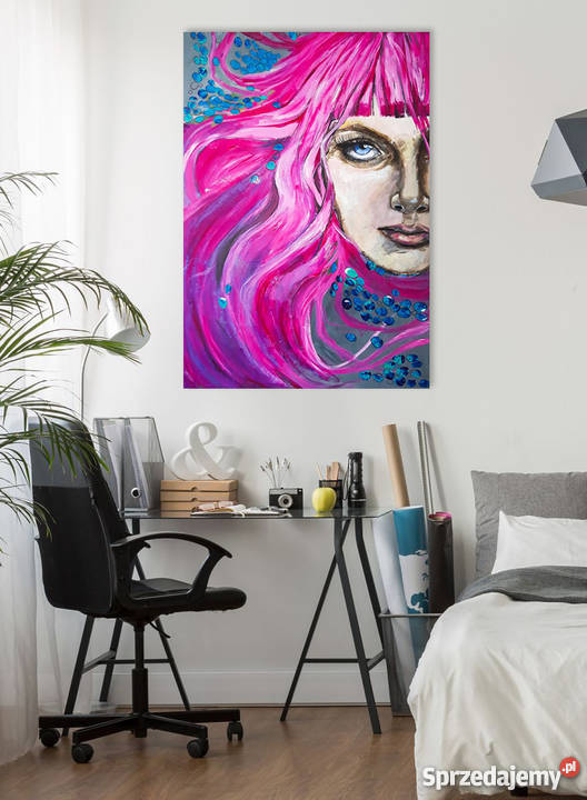 I SEE YOU obraz akrylowy na płótnie artystki Sztuka współczesna Katowice