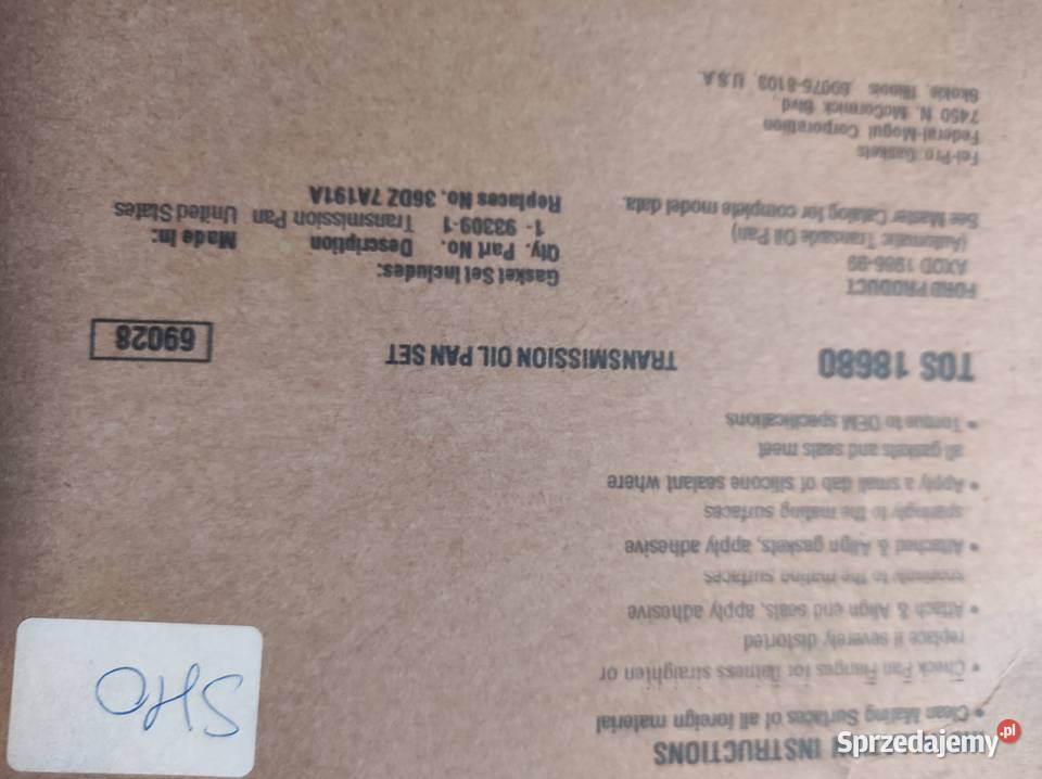 Ford Taurus uszczelka skrzyni automatycznej AXOD Warszawa