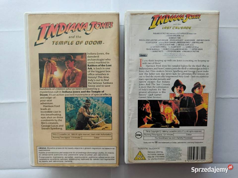Indiana Jones Temple of Doom Last Crusade Gdynia