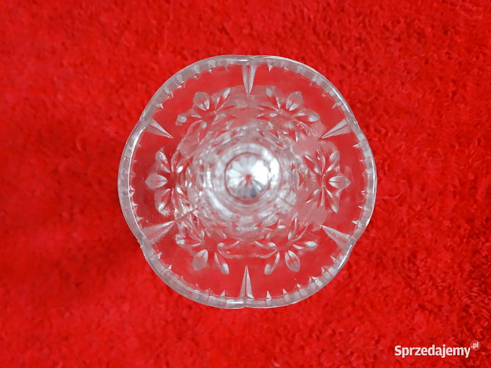 Niemiecki Wazon Vintage Sygnowany GERMANY Szkło lubelskie Biłgoraj