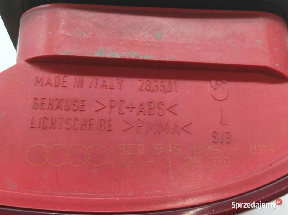 LAMPA TYŁ LEWA 8Z0945095 Audi A2 I 19992005 A2 Lampy tylne