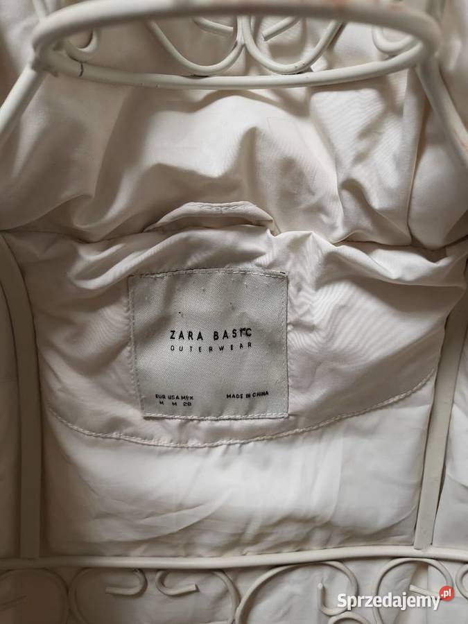Zimowa kurtka puchowa z kapturem ZARA M38 mazowieckie Warszawa