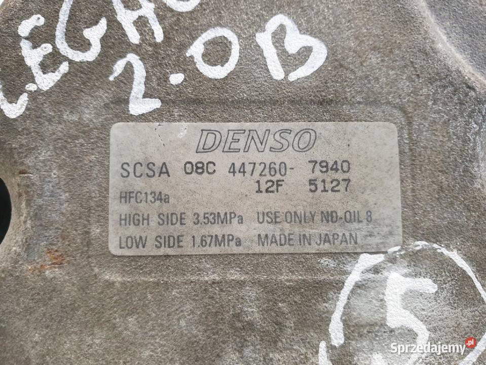 SPRĘŻARKA KLIMATYZACJI Subaru Legacy IV 20 B Chełm