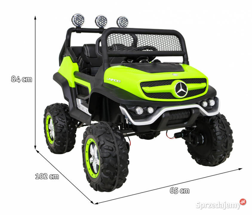 Auto na akumulator Mercedes UNIMOG 4x35W EVA