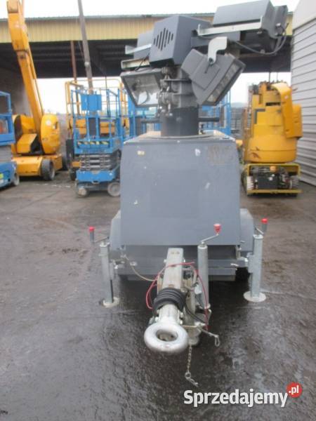 Maszt oświetleniowy generator Atlas Copco QLT Generatory wielkopolskie Pleszew