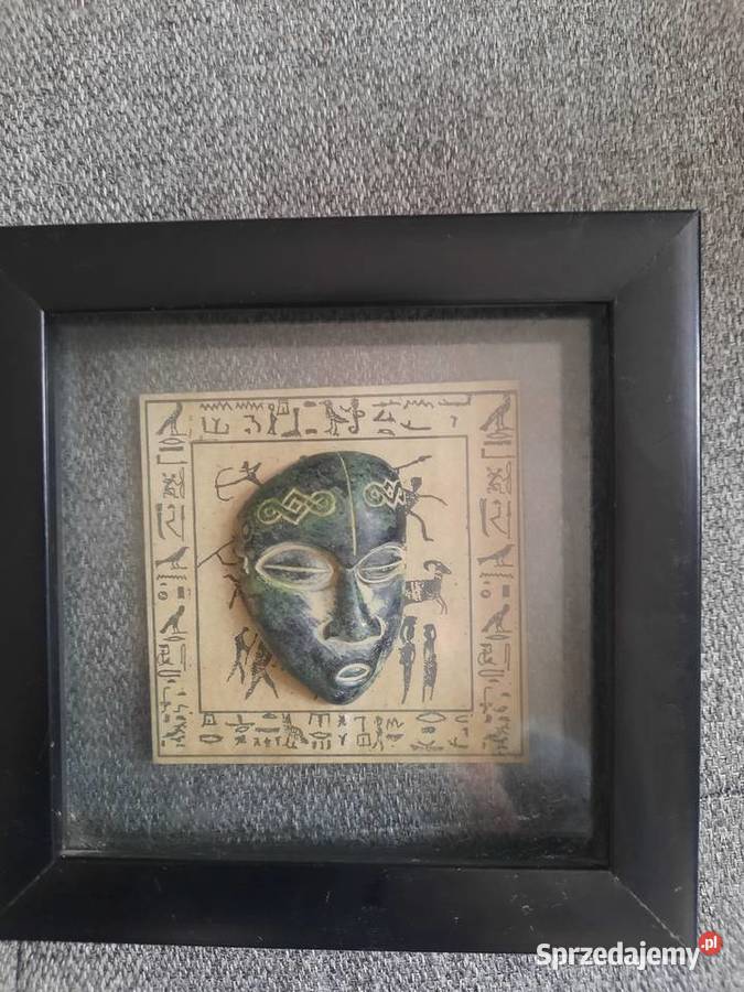 Afroamerykańskie płaskorzeźby ramka szkło Łódź