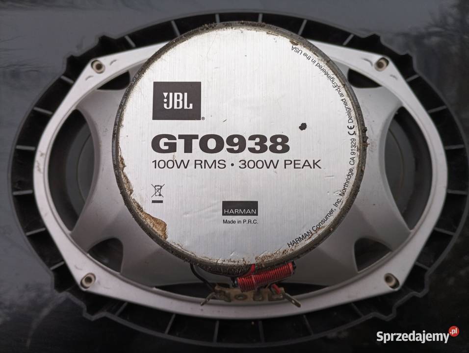 JBL GTO 938 3drożne głośniki Coax CarHifi 300w