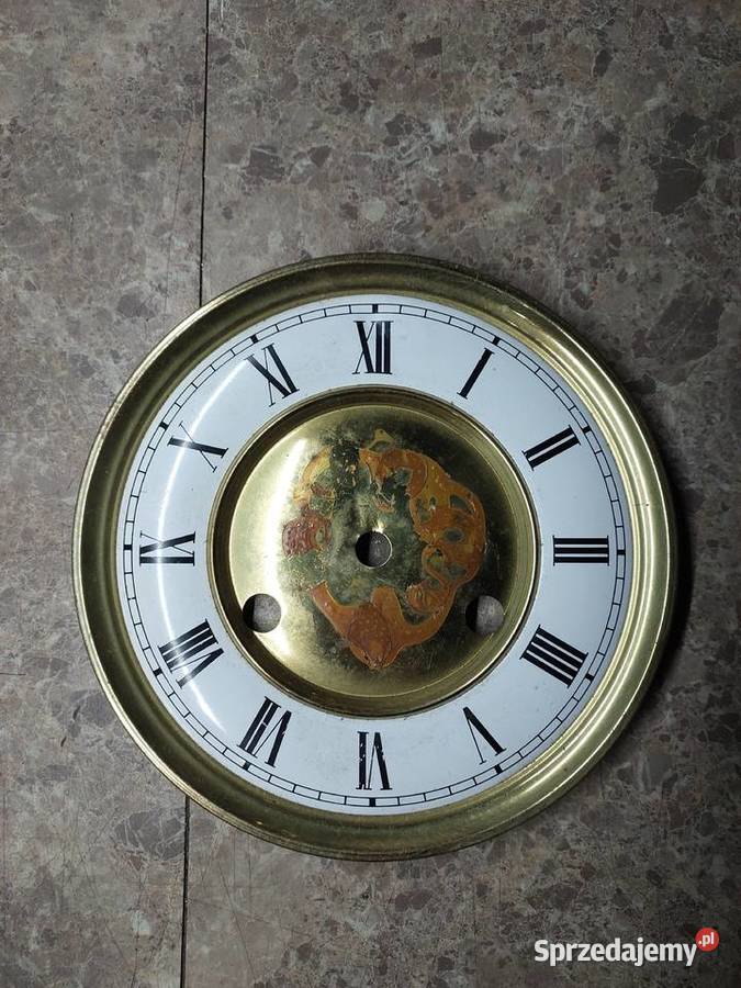 T172 Tarcza zegara ściennego blaszana malowana Tczew