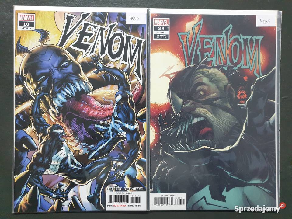 Carnage Venom zestaw 19 oryginalnych komiksów Gdynia