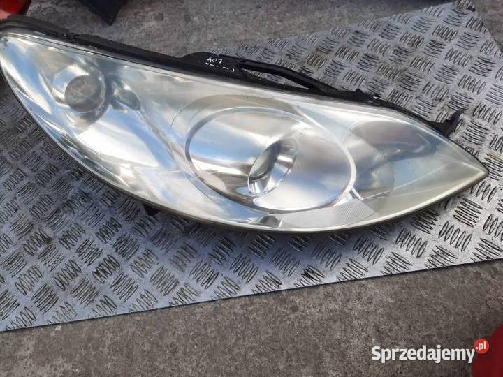 Lampa prawa Przednia Xenon Peugeot 407 małopolskie Radłów