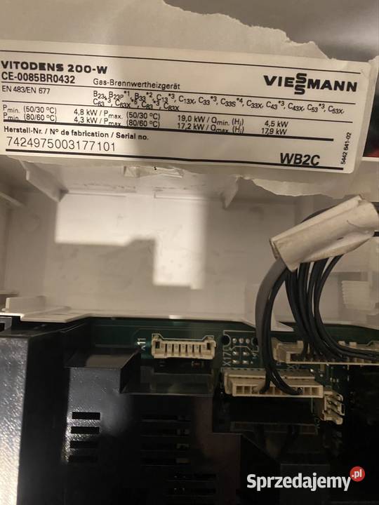 Viessmann płyta główna sterownik bez Vitotronic Łosia Wólka