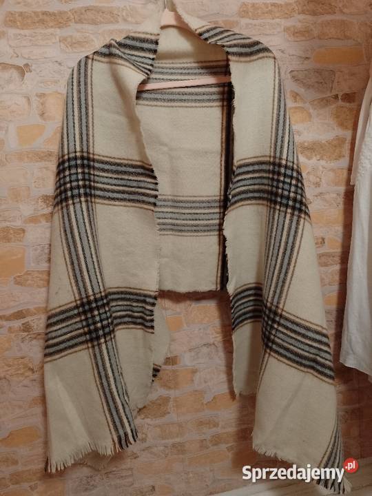 ZARA Ekskluzywny długi szal zimowy szalik z Kraków