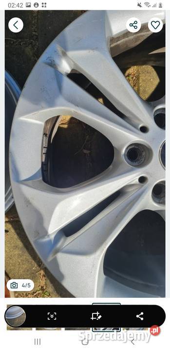 Felgi aluminiowe BMW z czujnikami ciśnienia 75 x pozostałe mazowieckie Radom