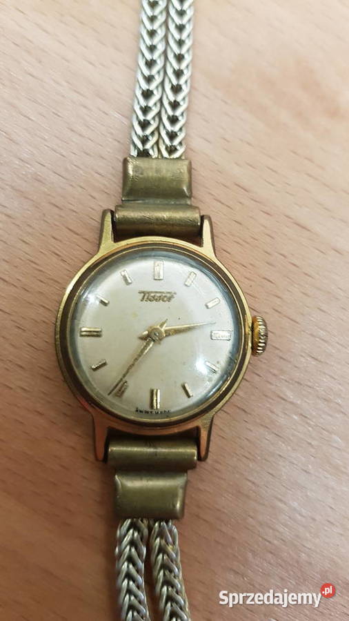 Złoty Tissot Art Deco Vintage Chorzów