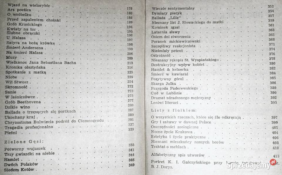 Wybór poezji Konstanty Ildefons Gałczyński lubelskie Chełm